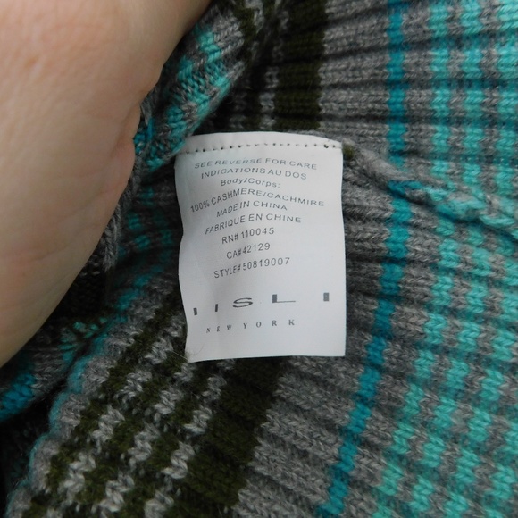 Illsi green blue Embellished crochet sweater - Picture 8 of 8